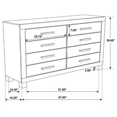 Woodmont 4-piece Eastern King Bedroom Set Golden Brown - 222631KE-S4