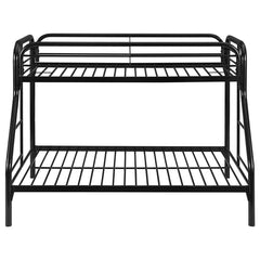 Morgan Metal Twin Over Full Bunk Bed Black - 2258K