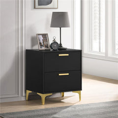 Kendall 2-drawer Nightstand Black - 224452