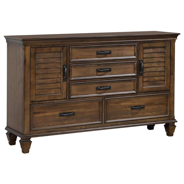 Franco 52-drawer Dresser Burnished Oak - 200973
