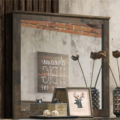 Woodmont Dresser Mirror Rustic Golden Brown - 222634