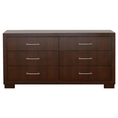Jessica 4-piece California King Bedroom Set Cappuccino - 200711KW-S4