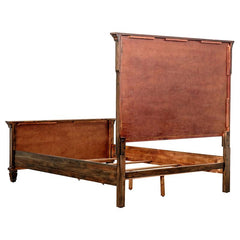 Avenue Wood Eastern King Panel Bed Weathered Burnished Brown - 223031KE