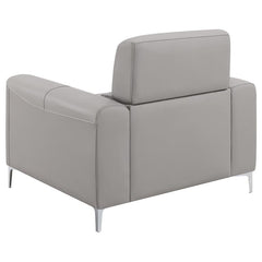 Glenmark 3-piece Upholstered Track Arm Sofa Set Taupe - 509731-S3