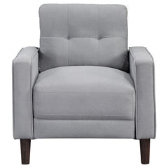 Bowen 3-piece Upholstered Track Arm Tufted Sofa Set Grey - 506781-S3