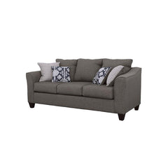 Salizar Upholstered Flared Arm Sofa Charcoal Grey - 506021