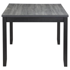 Barlow 6-piece Rectangular Dining Set Grey and Black - 150366