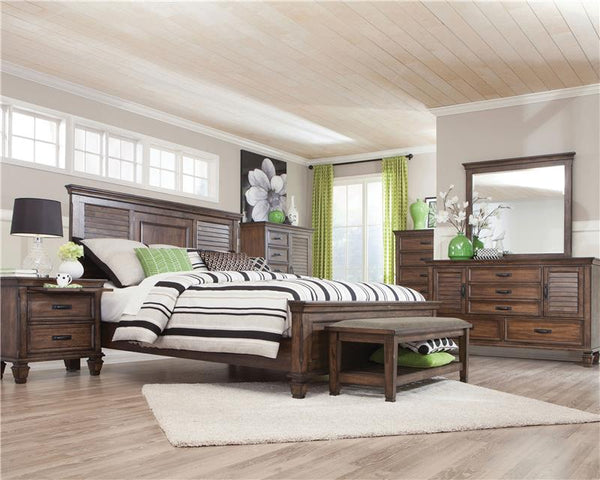 Franco 52-drawer Dresser Burnished Oak - 200973
