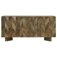 Tyler 3-door Dining Sideboard Server Mango Brown - 130515