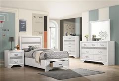 Miranda 5-piece Twin Bedroom Set White - 205111T-S5