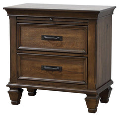 Devon 5-piece Queen Bedroom Set Burnished Oak - 300525Q-S5