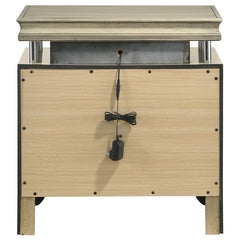 Giselle 3-drawer Nightstand Rustic Beige - 224392
