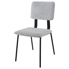 Calla Fabric Upholstered Dining Side Chair Grey (Set of 2) - 108062