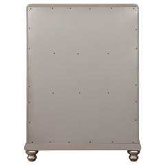 Bling Game 6-drawer Chest Metallic Platinum - 204185