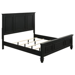 Sandy Beach 5-piece Eastern King Bedroom Set Black - 201321KE-S5
