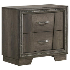 Janine 4-piece Eastern King Bedroom Set Grey - 223551KE-S4