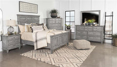 Avenue 3-drawer Nightstand Weathered Grey - 224032
