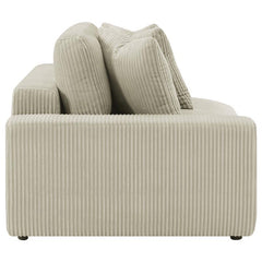 Blaine Upholstered Reversible Chaise Sectional Sofa Sand - 509899