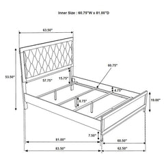 Sonora 4-piece Queen Bedroom Set White - 224861Q-S4