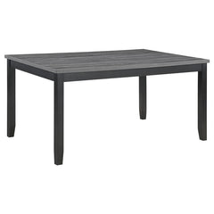 Barlow 6-piece Rectangular Dining Set Grey and Black - 150366