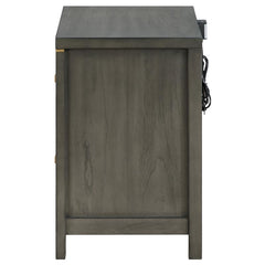 Kieran 2-drawer Nightstand Grey - 224742