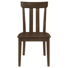 Reynolds 7-piece Rectangular Dining Table Set Brown Oak - 107591-S7
