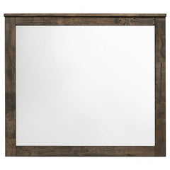 Woodmont Dresser Mirror Rustic Golden Brown - 222634