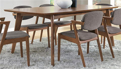Malone Rectangular Dining Table Dark Walnut - 105351