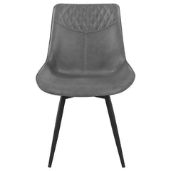 Brassie Upholstered Side Chairs Grey (Set of 2) - 110272