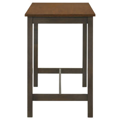 Connie 4-piece Counter Height Set Chestnut and Dark Brown - 192090
