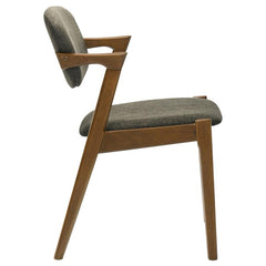 Malone Dining Side Chairs Brown and Dark Walnut (Set of 2) - 105352