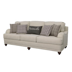 Glenn Upholstered English Arm Sofa Light Grey and Grey - 511094