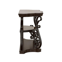 Laney Scrollwork Entryway Sofa Console Table Deep Merlot - 702449