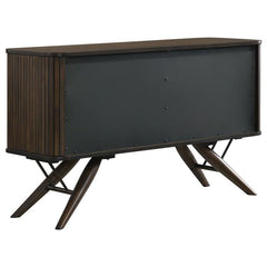 Wes 2-door Rectangular Server Dark Walnut - 115275