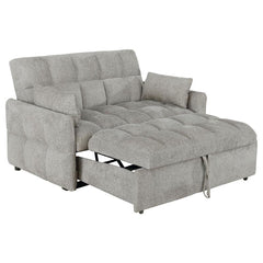 Cotswold Upholstered Convertible Sleeper Sofa Bed Light Grey - 508307