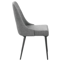 Alan Upholstered Dining Chairs Grey (Set of 2) - 190442