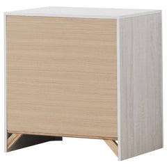 Brantford 2-drawer Nightstand Coastal White - 207052