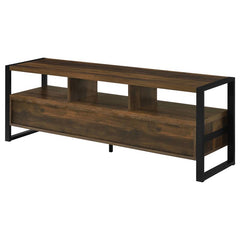 James 3-drawer Engineered Wood 60" TV Stand Dark Pine - 704282