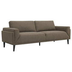 Rilynn 2-piece Upholstered Track Arm Sofa Set Brown - 509521-S2