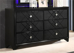 Penelope 6-drawer Dresser Midnight Star - 223573