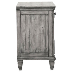 Avenue 3-drawer Nightstand Weathered Grey - 224032