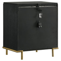 Arini 3-drawer Nightstand Black - 224332