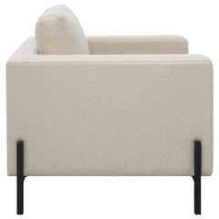 Tilly Upholstered Track Arm Accent Chair Oatmeal - 509903