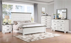 Lilith Dresser Mirror Distressed Grey - 224474