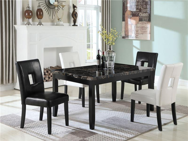 Shannon Open Back Upholstered Dining Chairs White (Set of 2) - 103612WHT