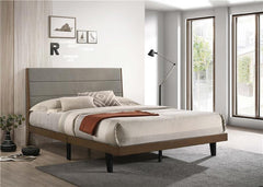 Mays Wood Eastern King Panel Bed Walnut - 215961KE