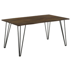 Topeka 5-piece Dining Set Mango Cocoa and Gunmetal - 193851-S5