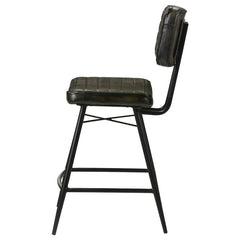 Partridge Upholstered Counter Height Stools with Footrest (Set of 2) - 110659