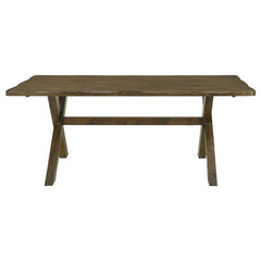 Alston Dining Room Set Knotty Nutmeg and Brown - 106381-S6