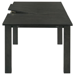 Jakob 7-piece Rectangular Dining Set Grey and Black - 115131-S7